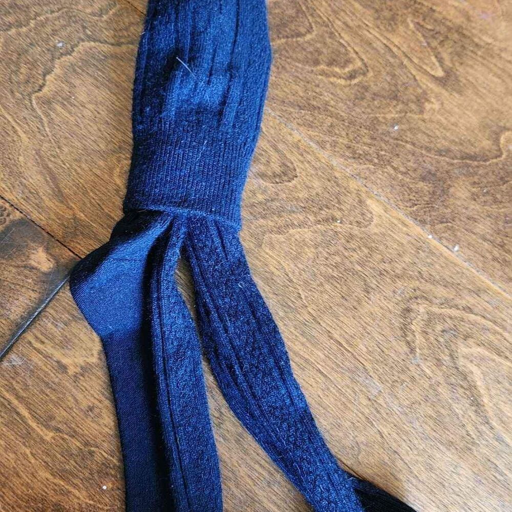 Bayshore Christian School Navy Lnee High Socks